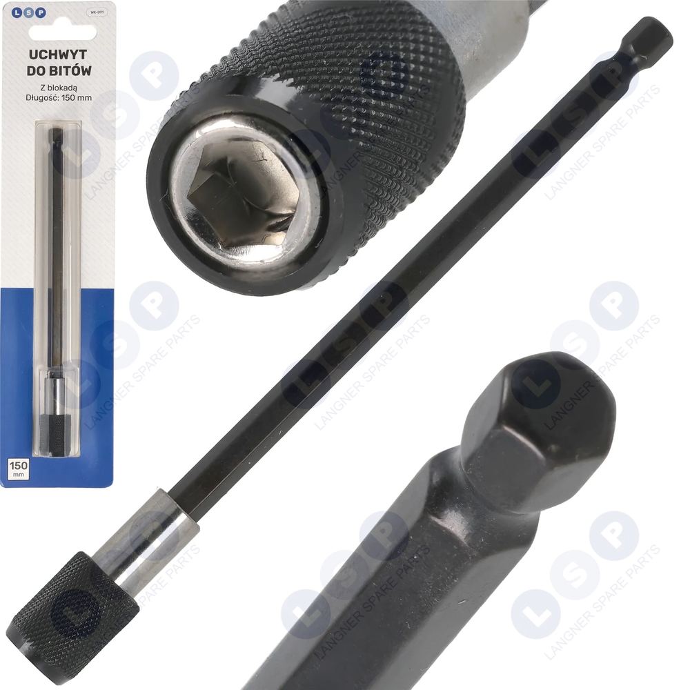 Magnetický rýchloupínací držiak bitov 1⁄4 150 mm